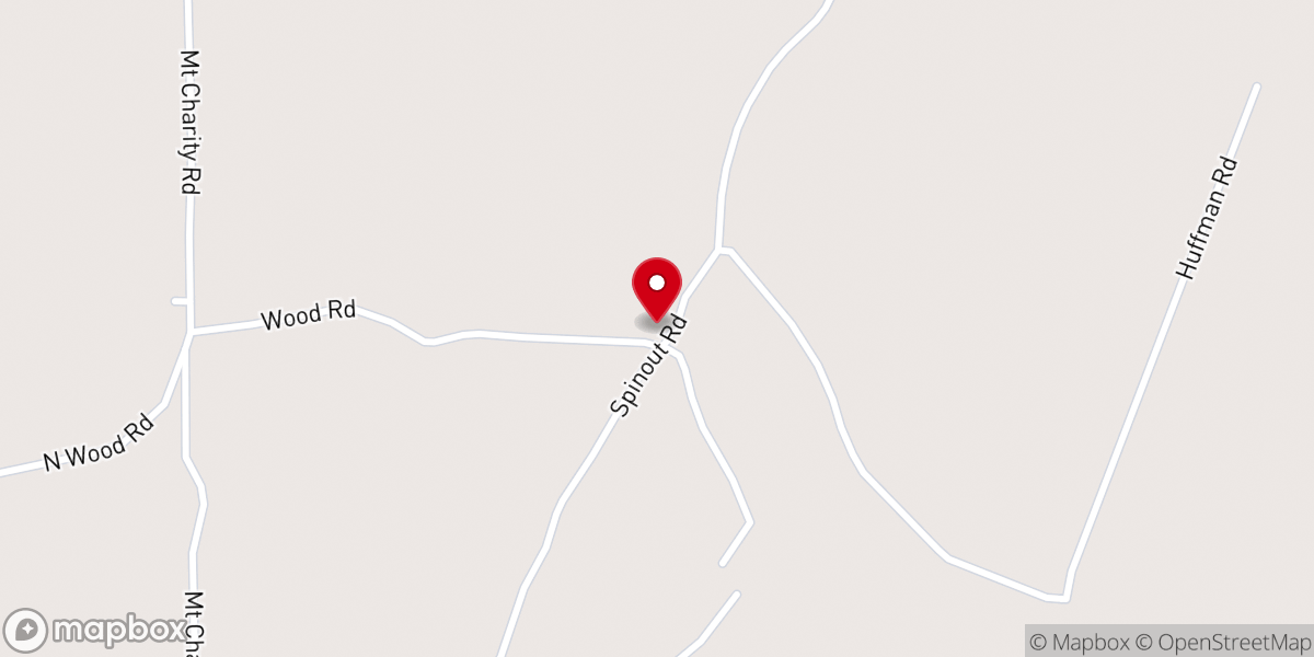 Map showing location of Mount Charity Missionary Baptist Church