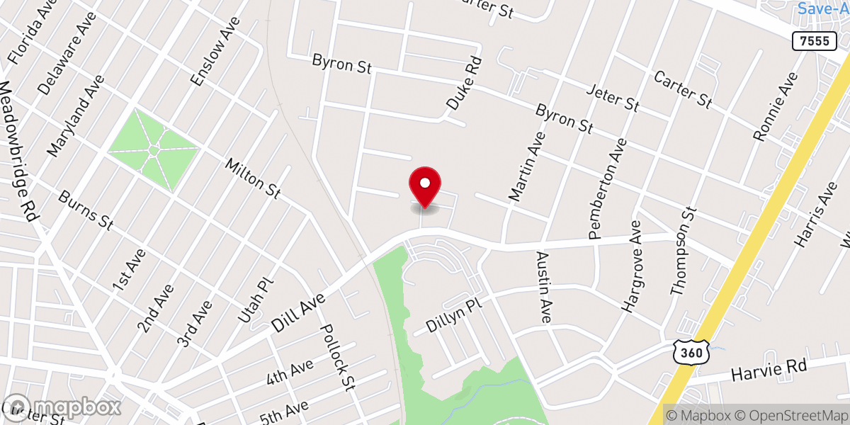 Map showing location of First Union Church