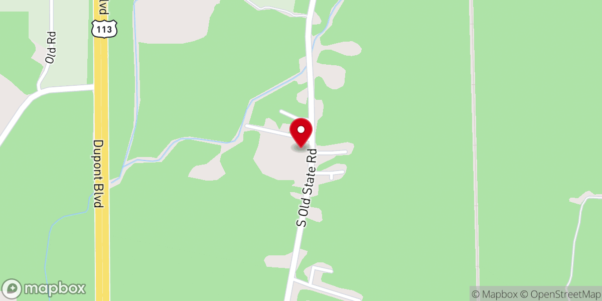 Map showing location of Philadelphia Pentecostal Holiness Church