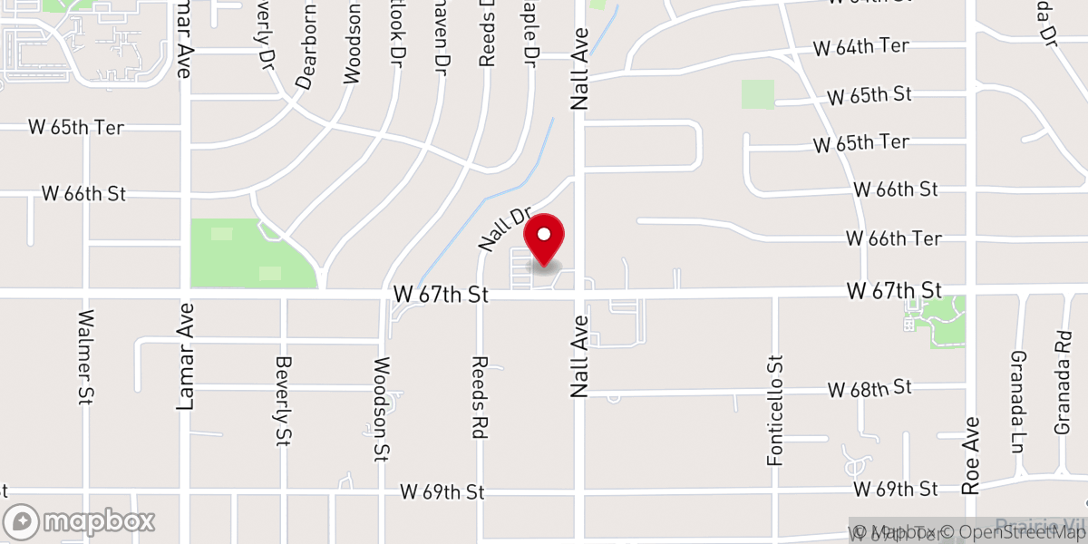 Map showing location of Saint Michael and All Angels Episcopal Church