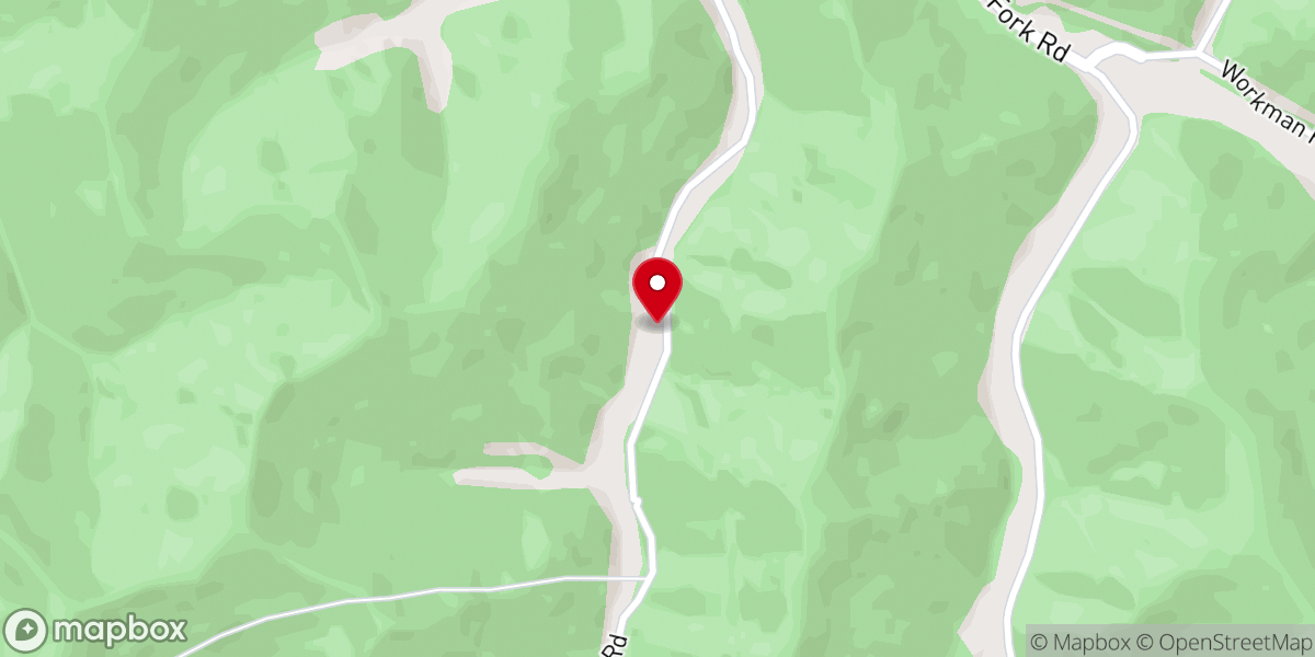 Map showing location of Piney Community Church