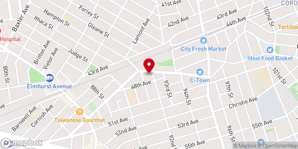 Map showing location of Chan Meditation Center