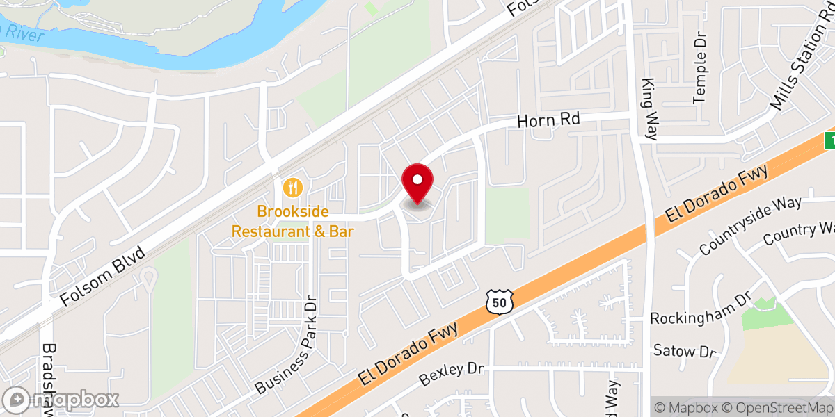 Map showing location of Sacramento Armenian Pentecostal Church