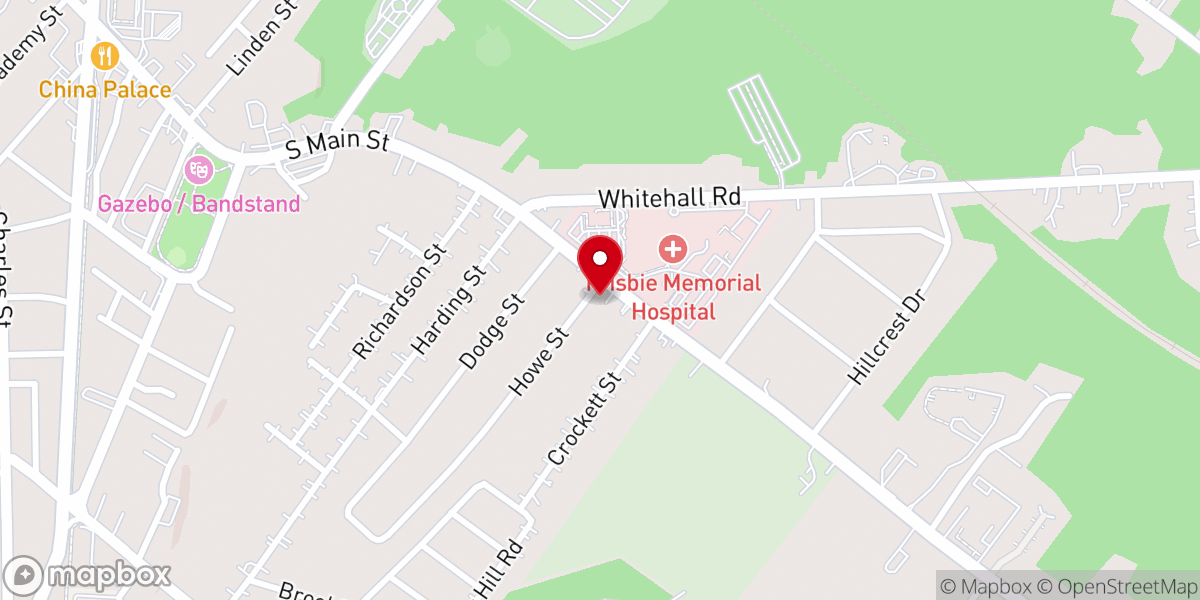 Map showing location of Church of God of Rochester
