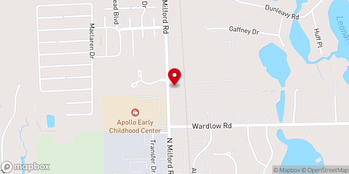 Map showing location of Golden Light Spiritualist Church