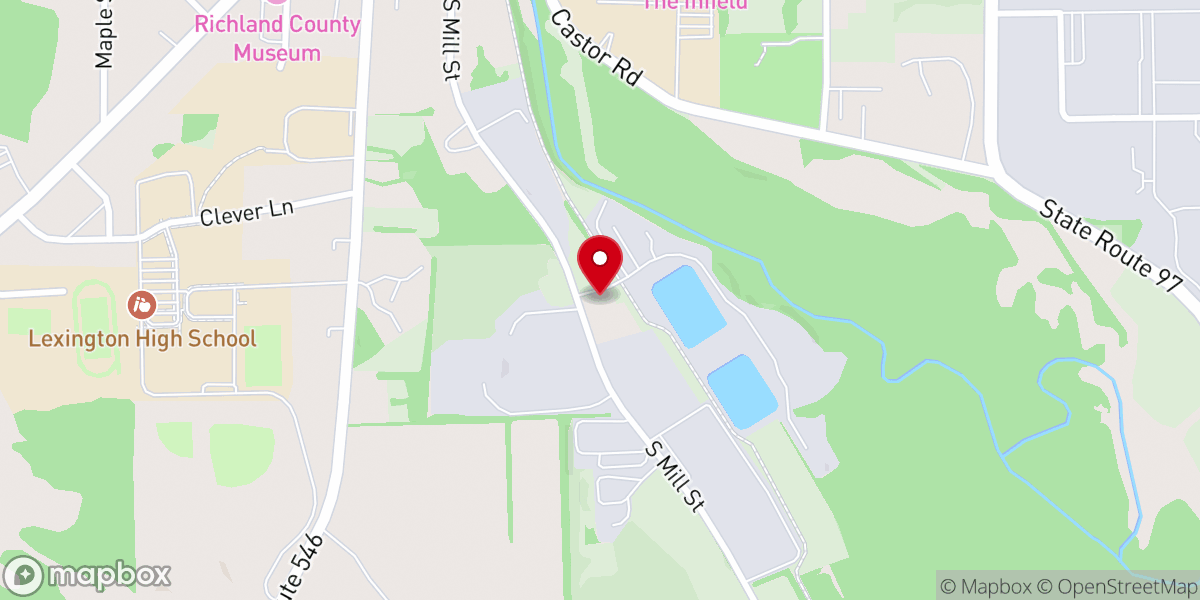 Map showing location of Lexington Apostolic Christian Faith