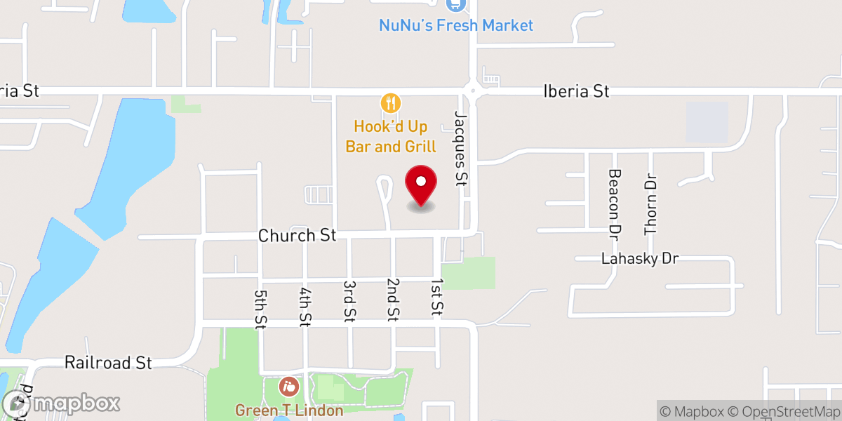 Map showing location of Little Blessings Childcare & Preschool of Youngsville