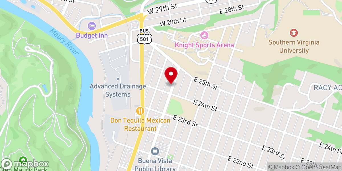 Map showing location of New Life Fellowship Church of God