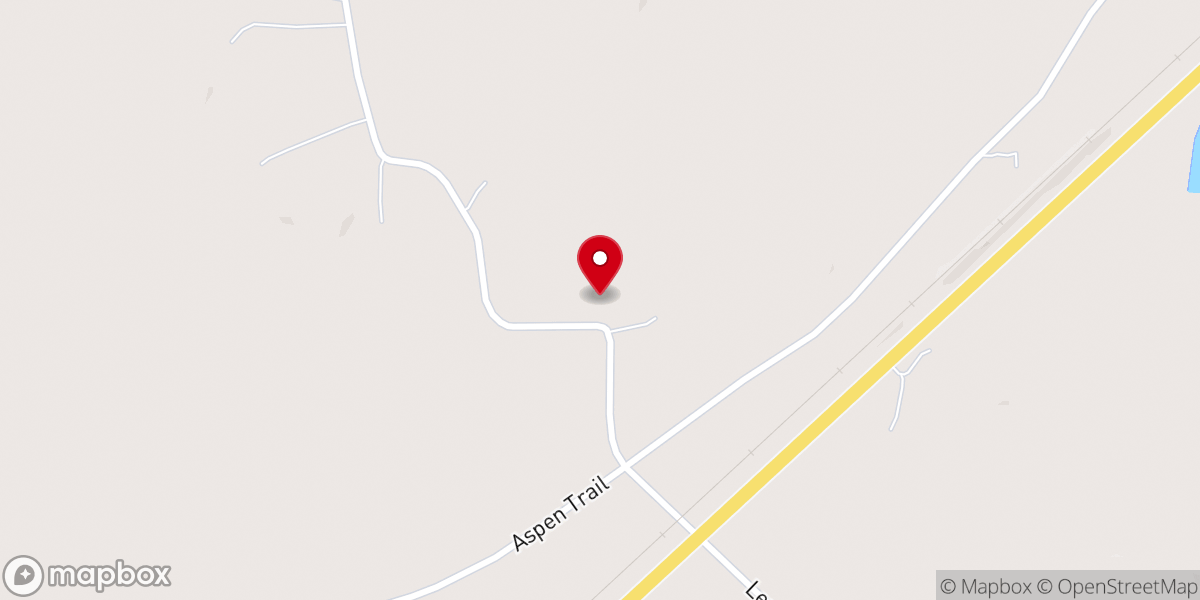 Map showing location of Lone Pine Church