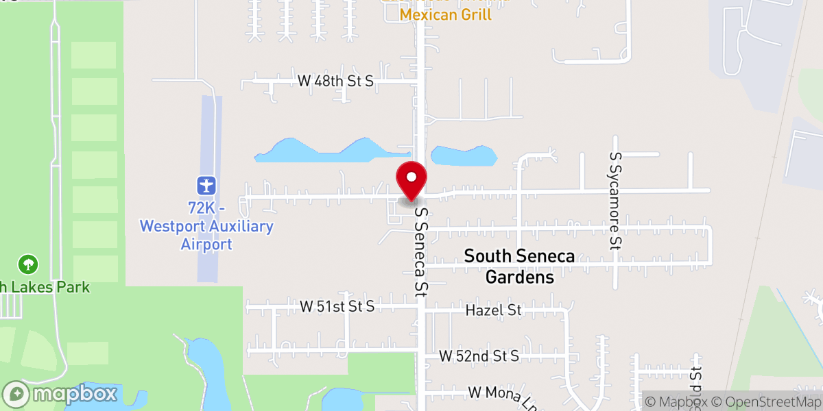 Map showing location of Triumphant Faith Center
