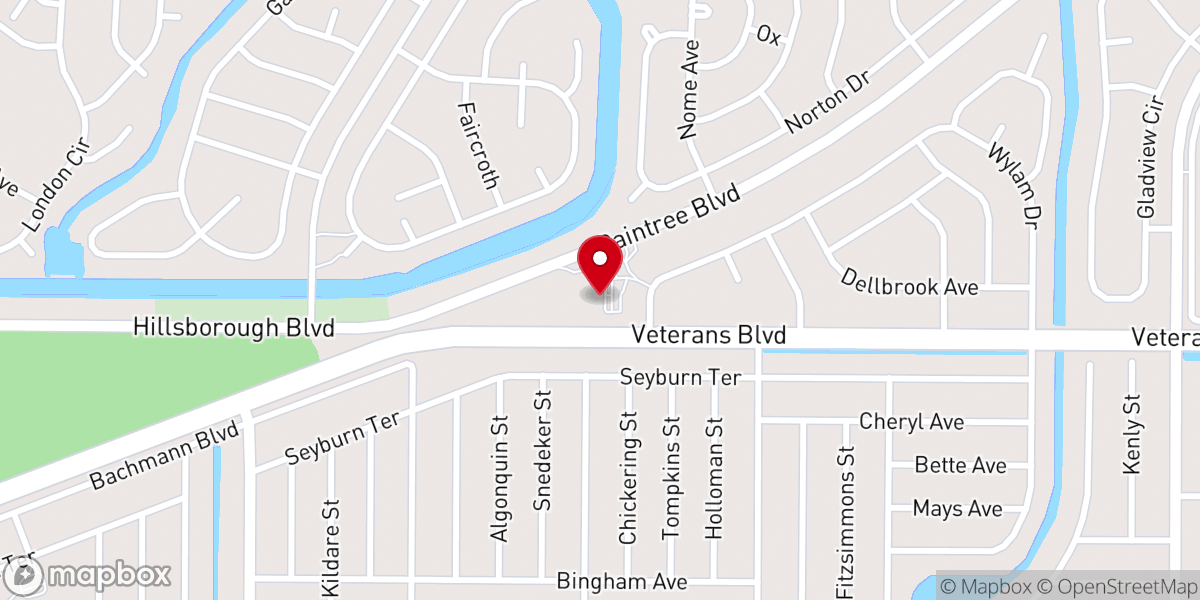 Map showing location of Iglesia Bautista Renovación de Port Charlotte Fl