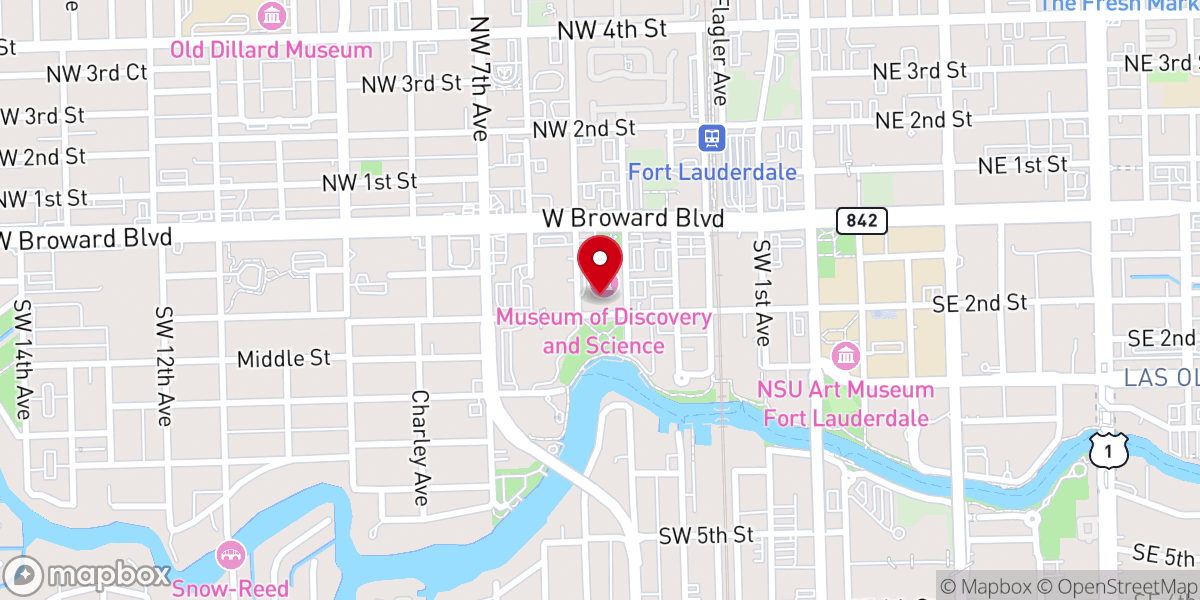 Map showing location of Downtown Harbor Church