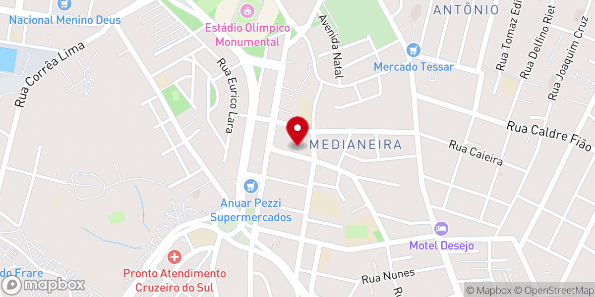 Map showing location of Paróquia Nossa Senhora Medianeira