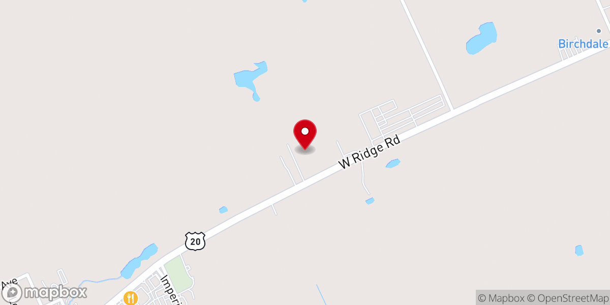 Map showing location of St John's Lutheran Church