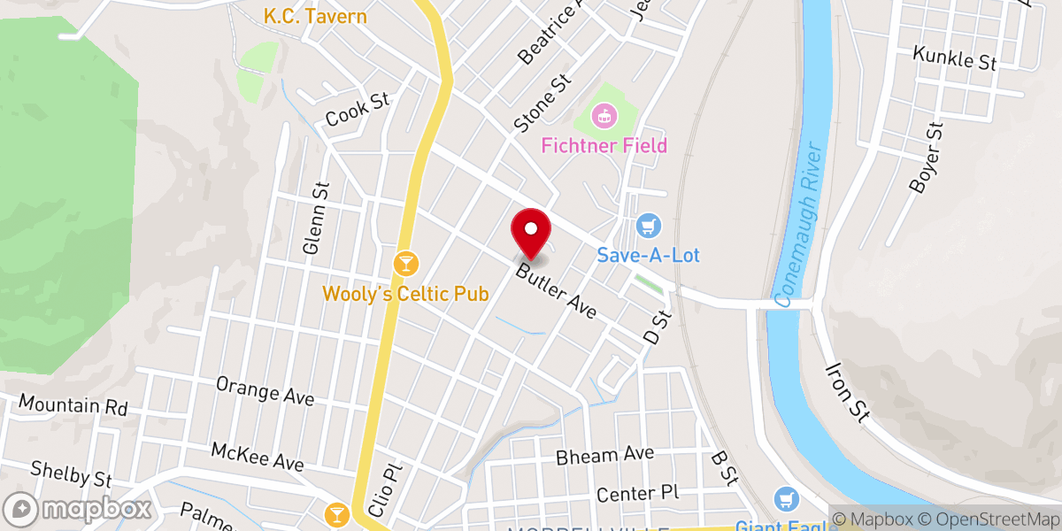 Map showing location of Christ the Saviour Orthodox Cathedral