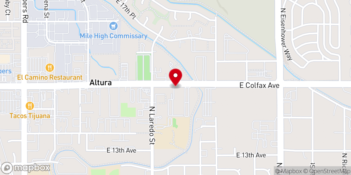 Map showing location of St Mary Ethiopan Orthodox Church