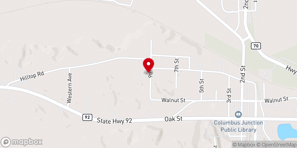 Map showing location of Victory Christian Center - Church