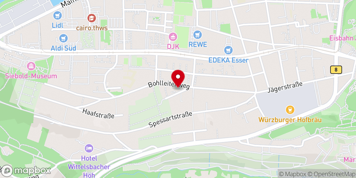 Map showing location of St. Elisabeth