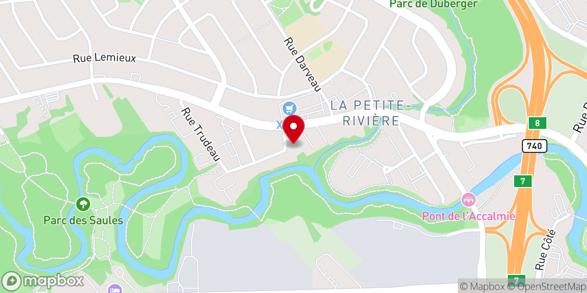 Map showing location of Le Centre Évangélique La Rédemption Abondante