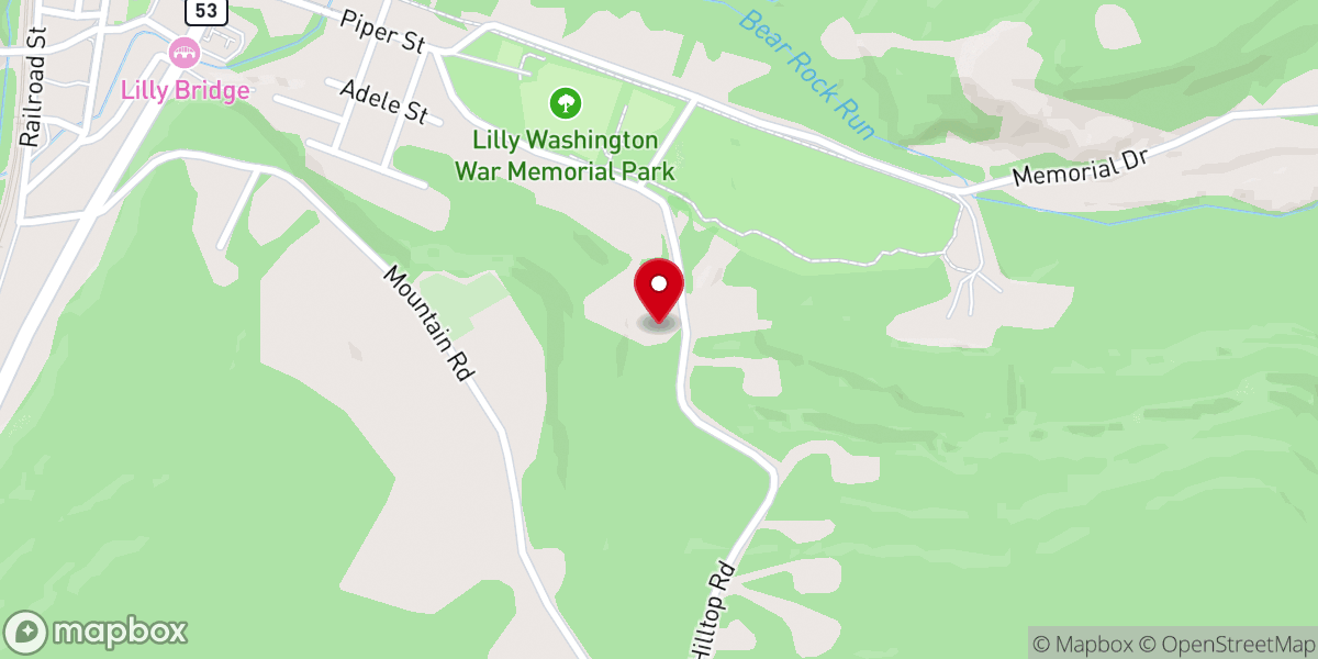 Map showing location of Our Lady of Mt Carmel National