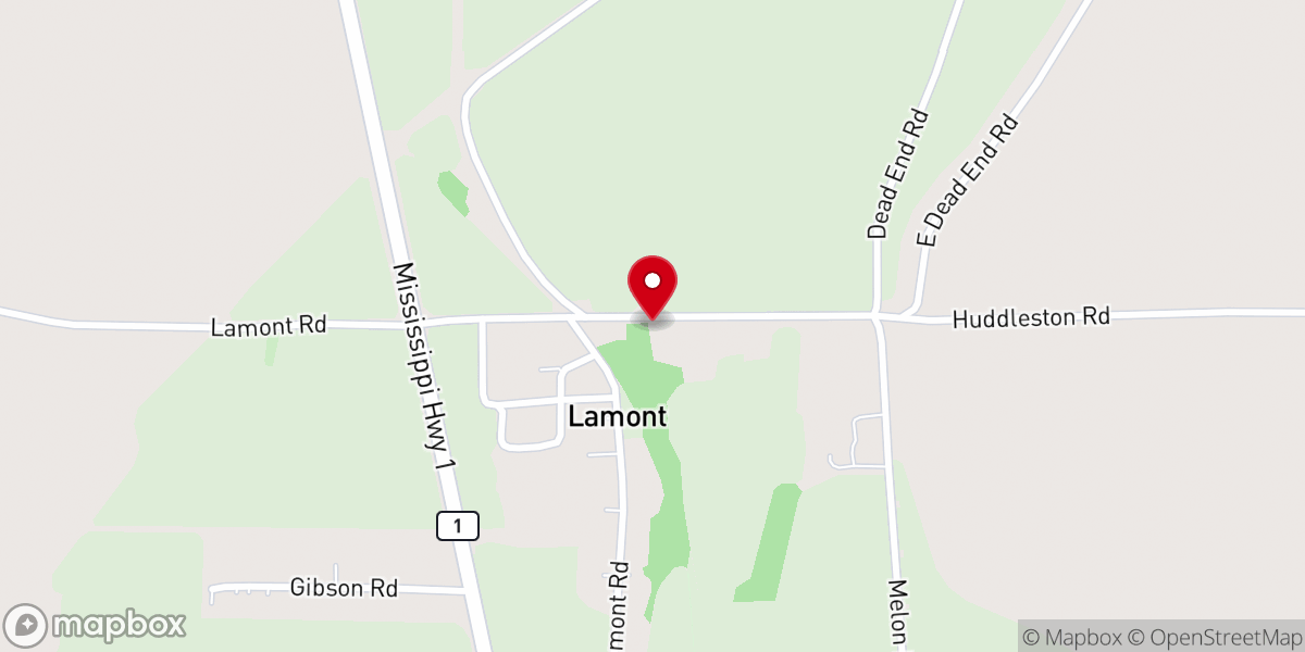 Map showing location of St Thomas MB Baptist Church