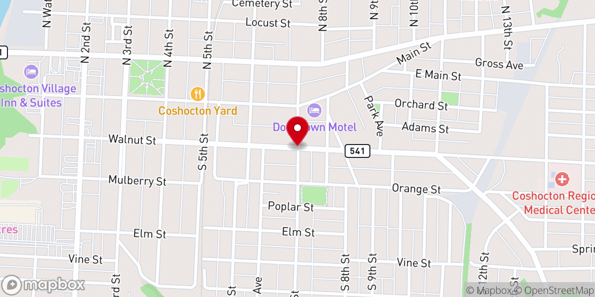 Map showing location of Newpointe