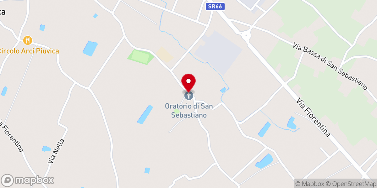 Map showing location of Oratorio della Compagnia
