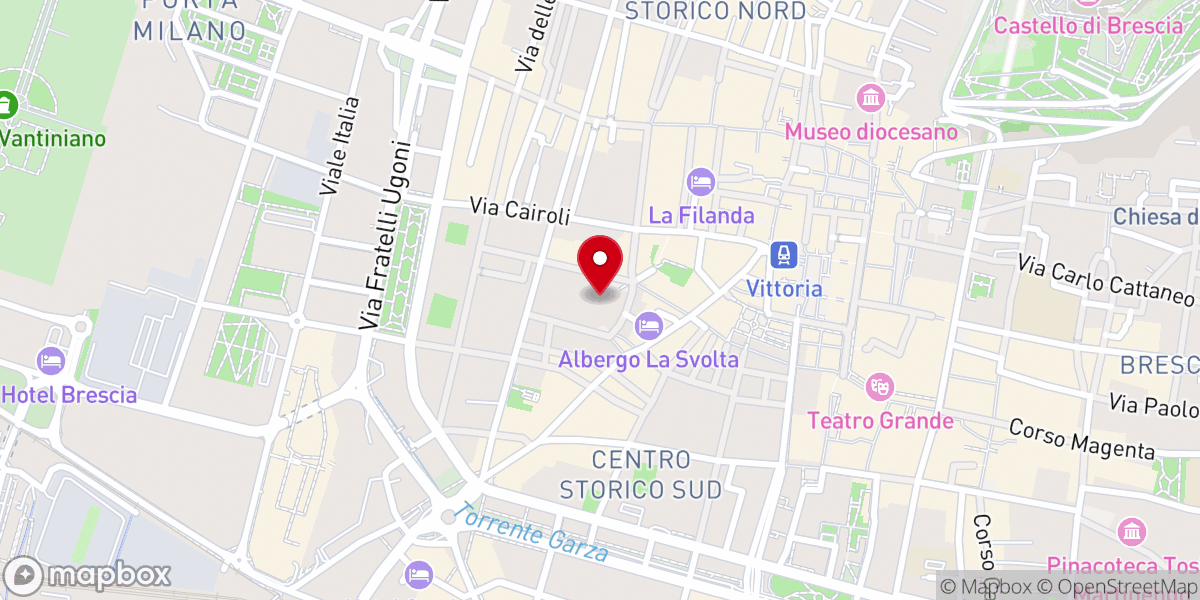 Map showing location of Chiostro Del Convento Di San Francesco