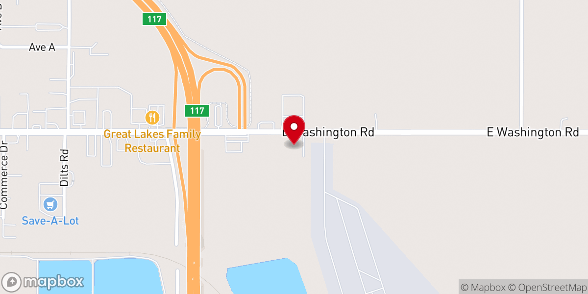 Map showing location of Oasis Community Church