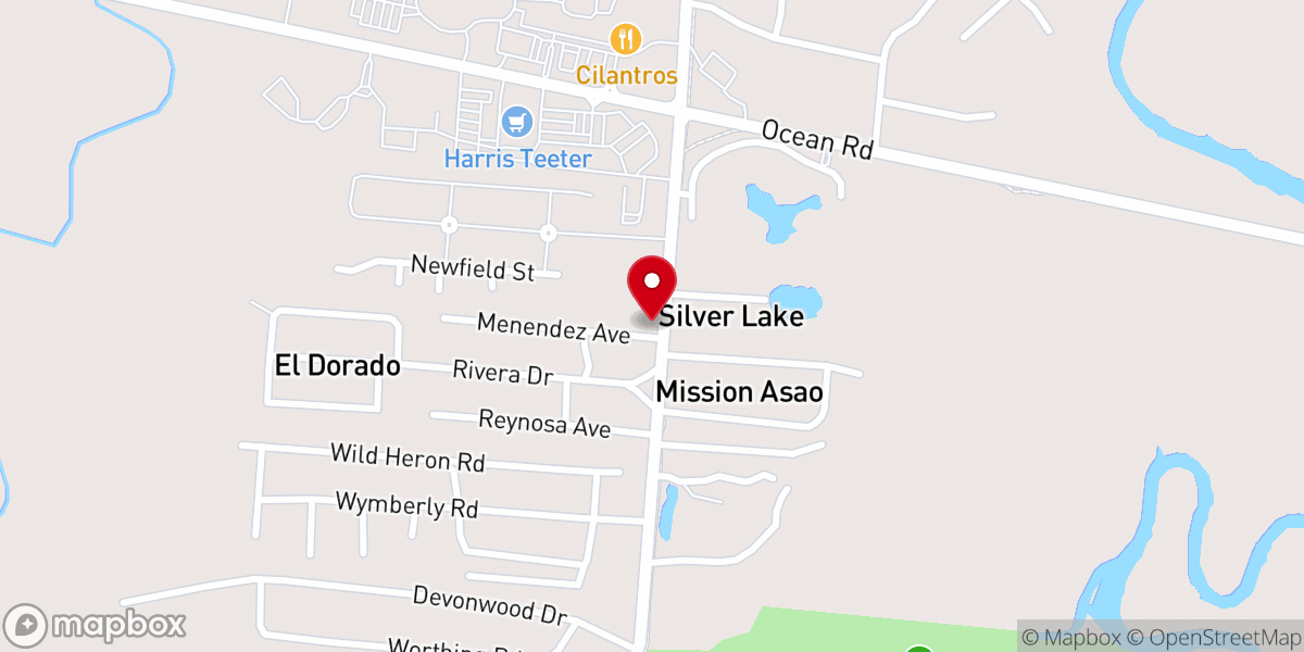 Map showing location of Lord of Life Lutheran Church