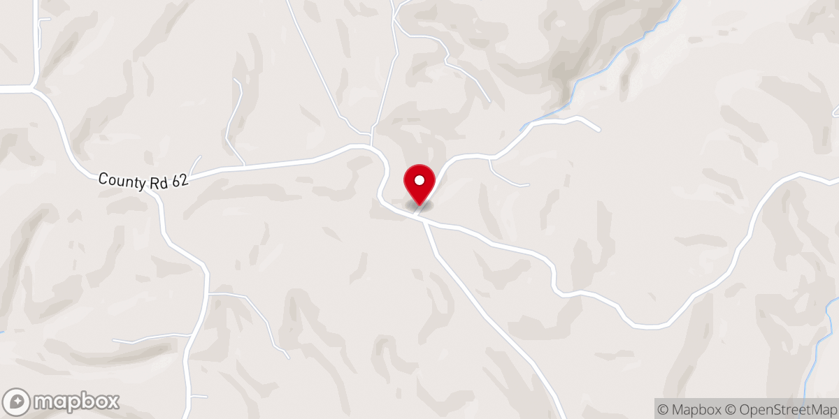 Map showing location of Tributary Retreat Center
