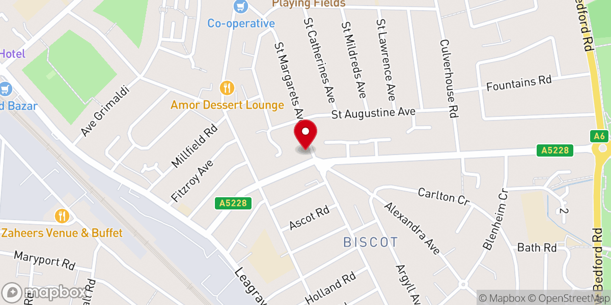 Map showing location of COP UK Luton Worship Centre