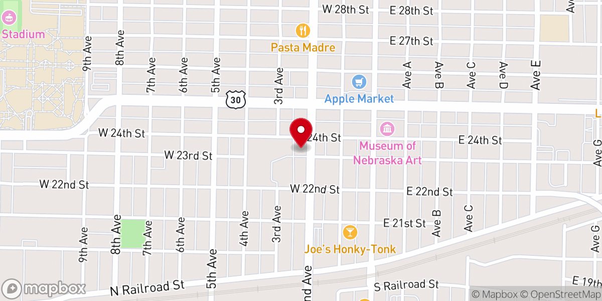 Map showing location of Saint Lukes Episcopal Church