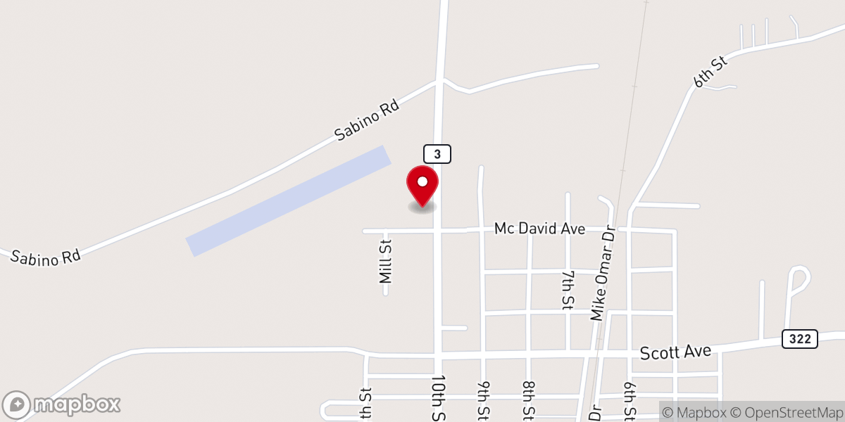 Map showing location of Ruwach Ministries