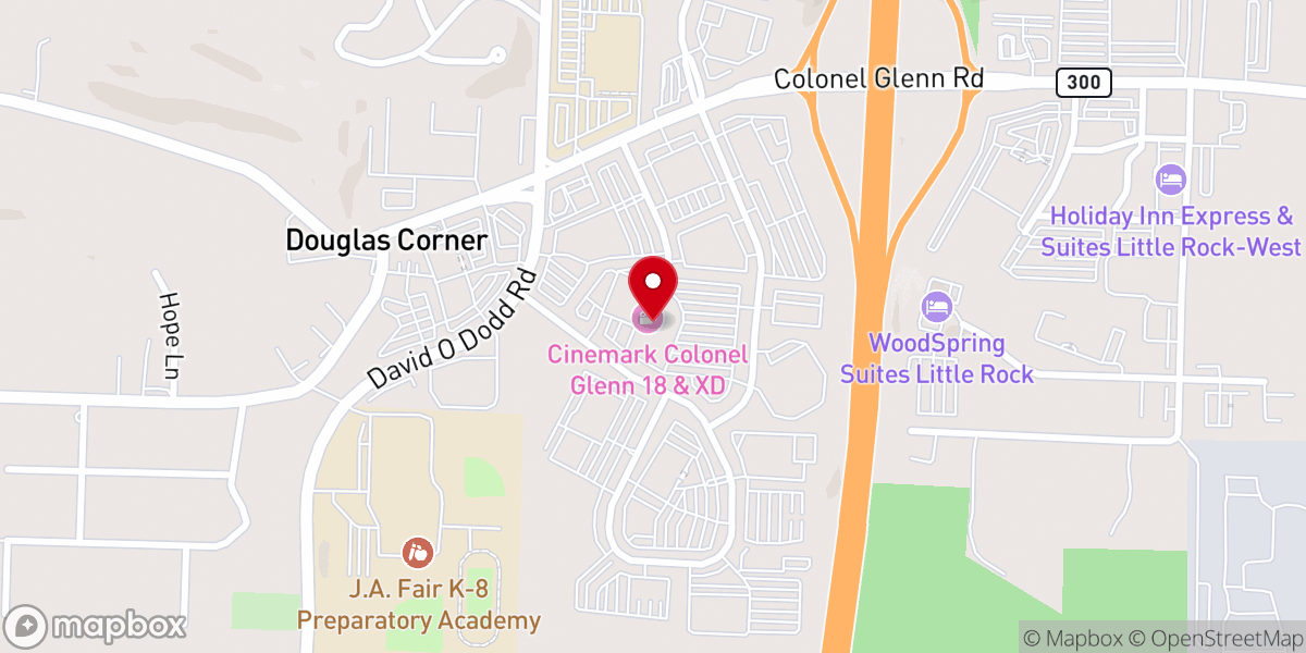 Map showing location of FaithSpring Church