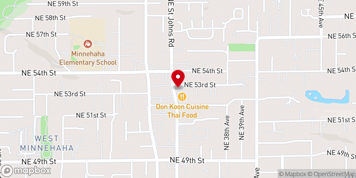 Map showing location of Connection Church - Vancouver, WA