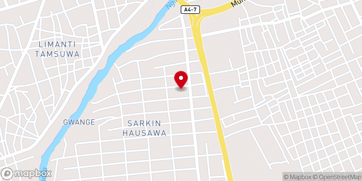Map showing location of Zion Baptist Church