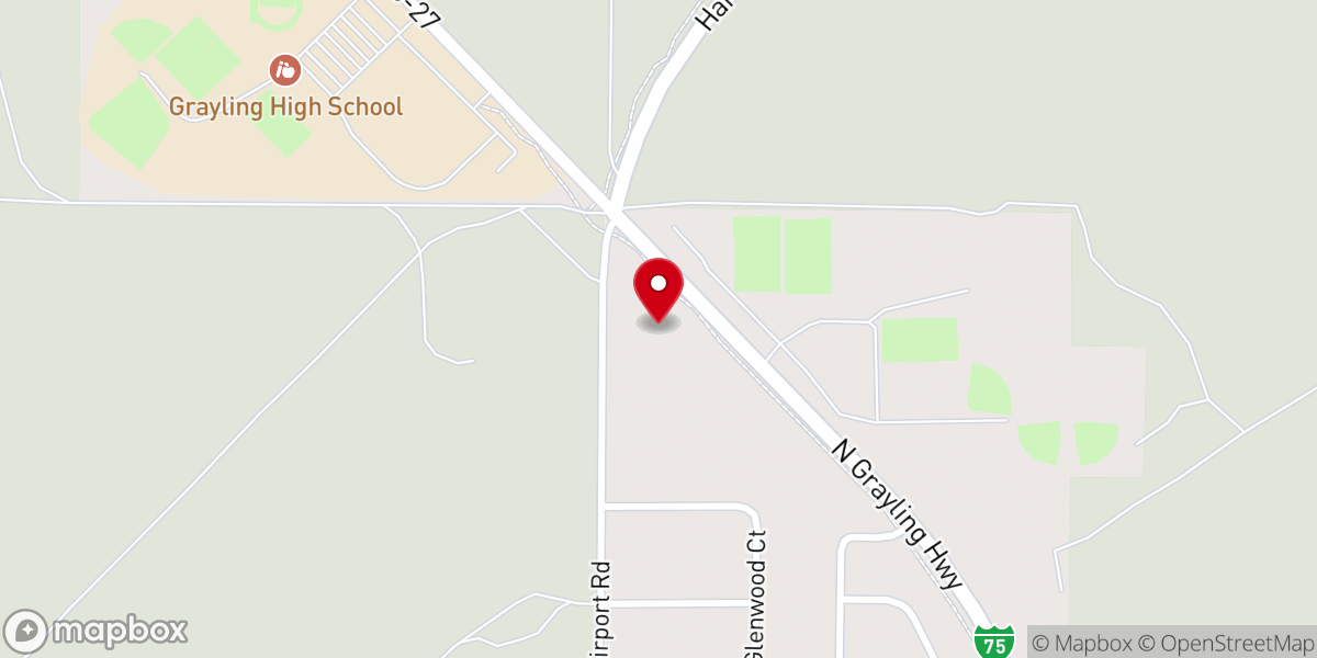 Map showing location of Mt Hope Lutheran Church