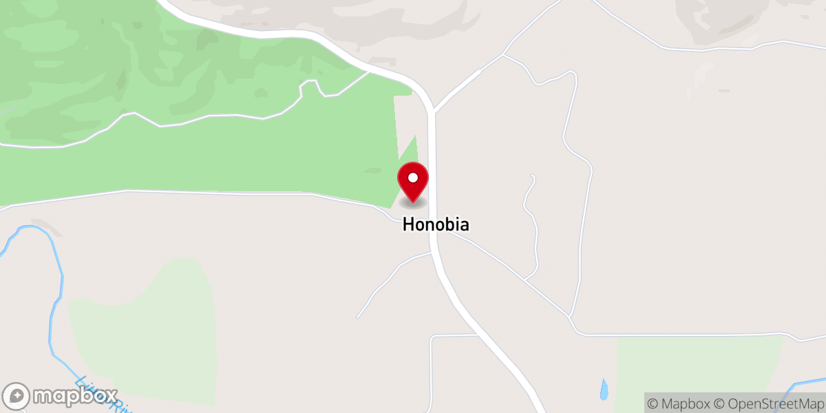 Map showing location of Kiamichi Mountains Christian Mission