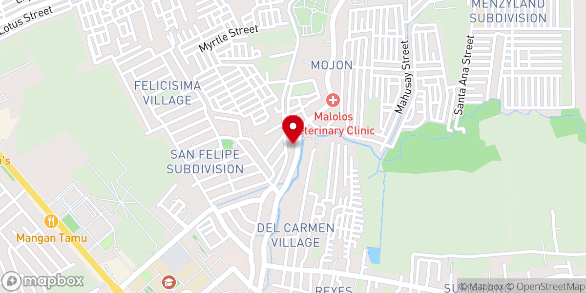 Map showing location of Malolos Community Christian Church