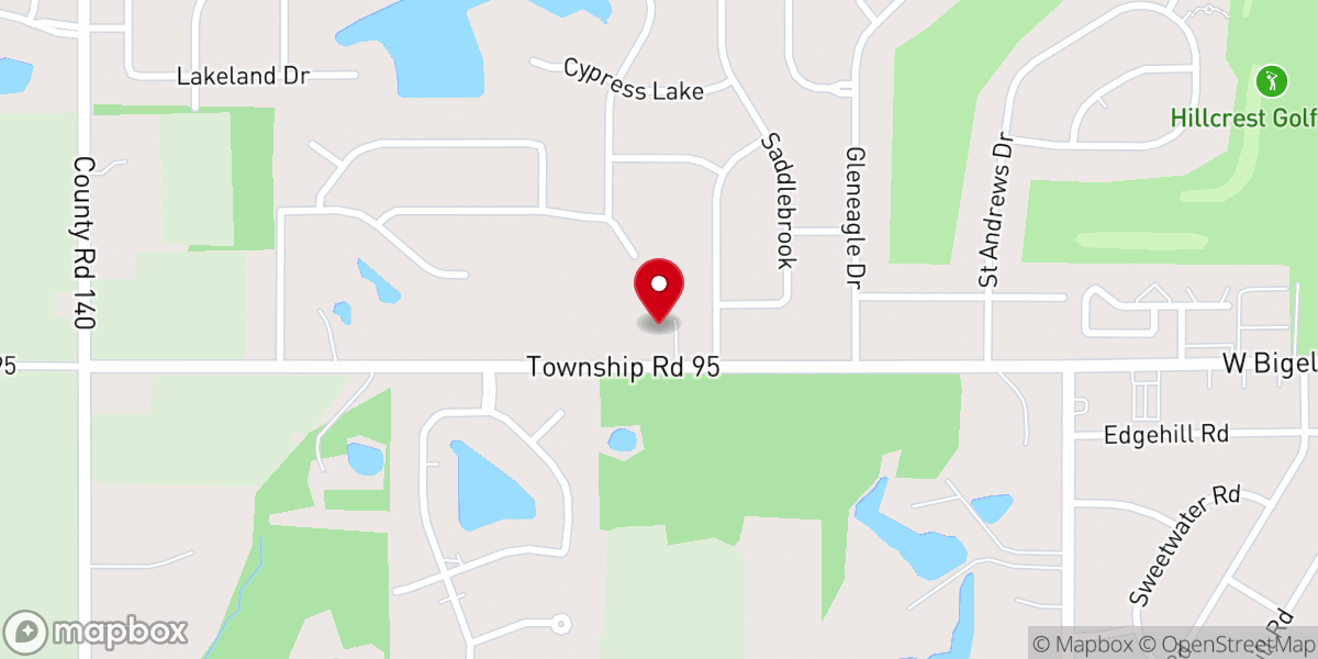 Map showing location of Cross Way Ministries