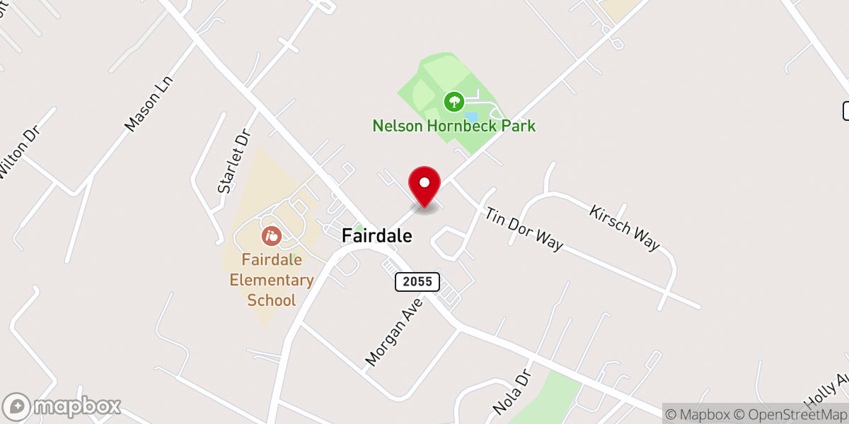 Map showing location of Christian Fellowship Center