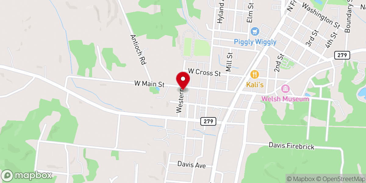 Map showing location of The House of God
