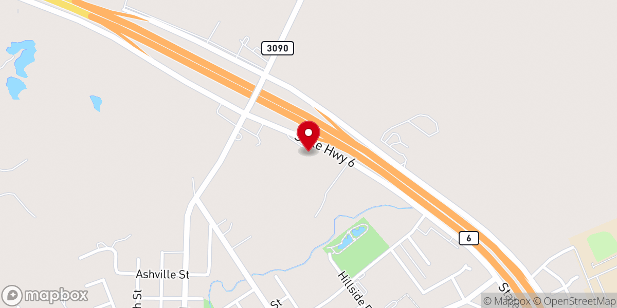 Map showing location of New Hope Church