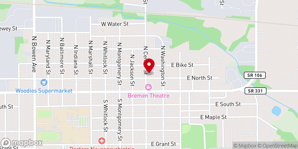 Map showing location of Horizon Church