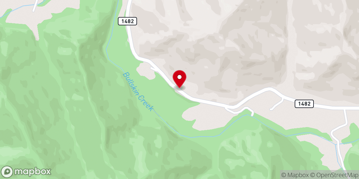 Map showing location of Brutus Church