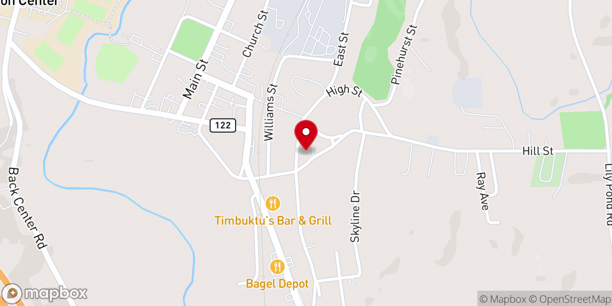 Map showing location of Saint Elizabeths Catholic Church