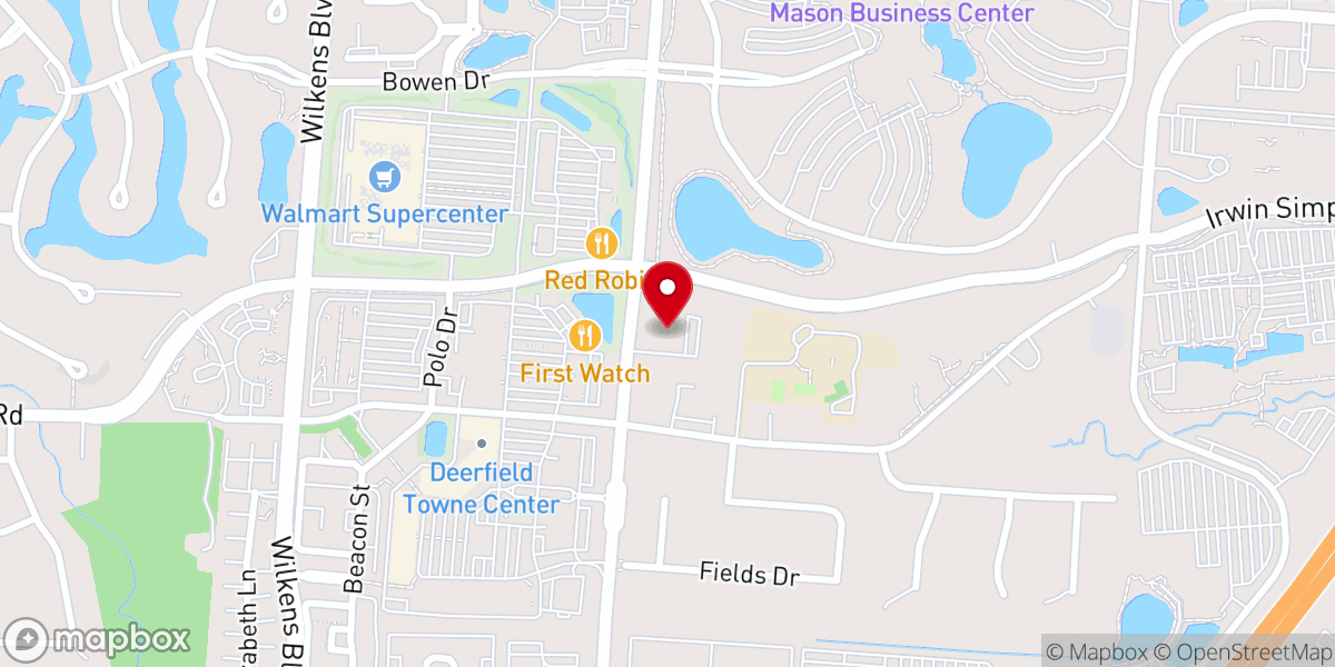 Map showing location of Mason Village Seventh-day Adventist Church