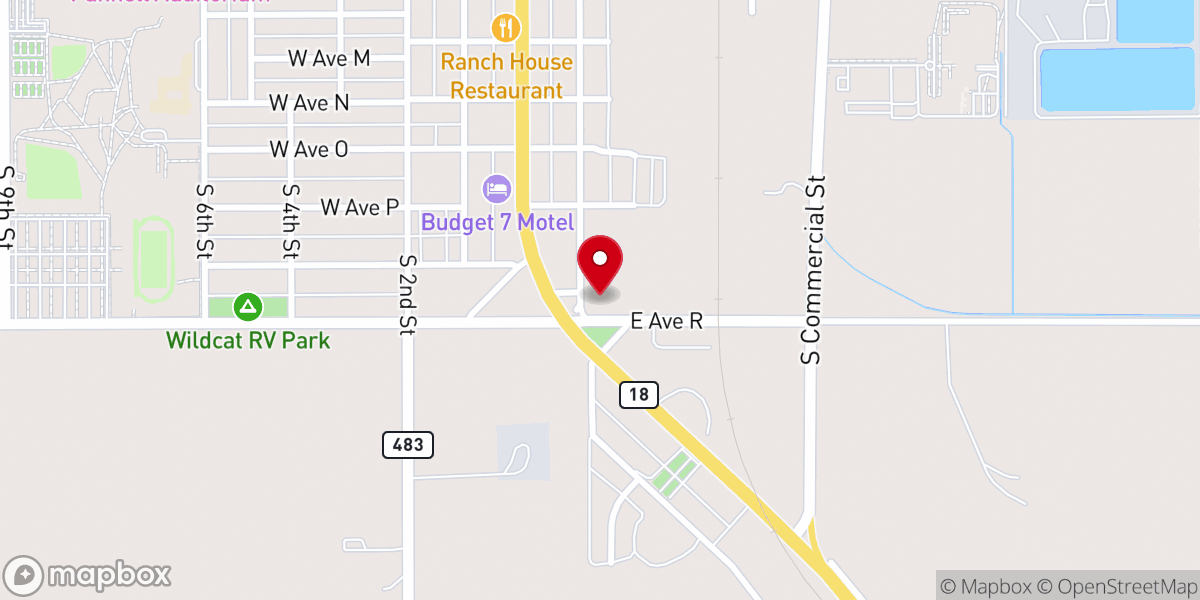 Map showing location of Refuge Church