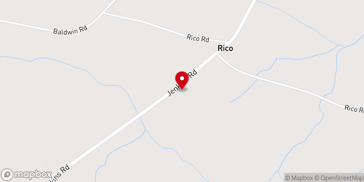 Map showing location of Christian Plain Church